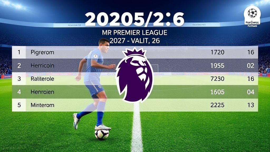 英超2025/26赛季前瞻：曼城豪华战舰启航，枪手恐陷亚军魔咒？