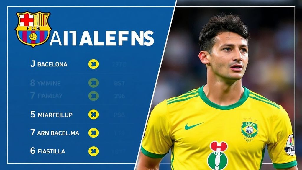 维尼修斯VS亚马尔：巴西传奇罗纳尔多钦点巴萨天才