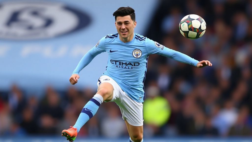 切尔基曼城首秀惊艳英超！3400万镑天才继承罗纳尔迪尼奥魔法衣钵